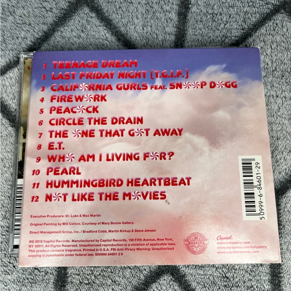 Katy Perry Teenage Dream and One of the Boys CD Pair V - Picture 6 of 7